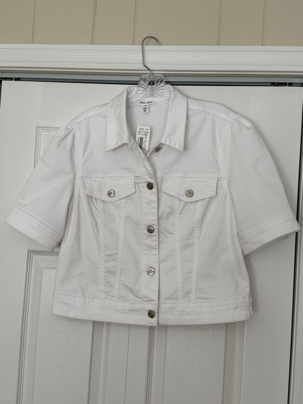 TRIBAL Elbow Sleeve Denim Jacket